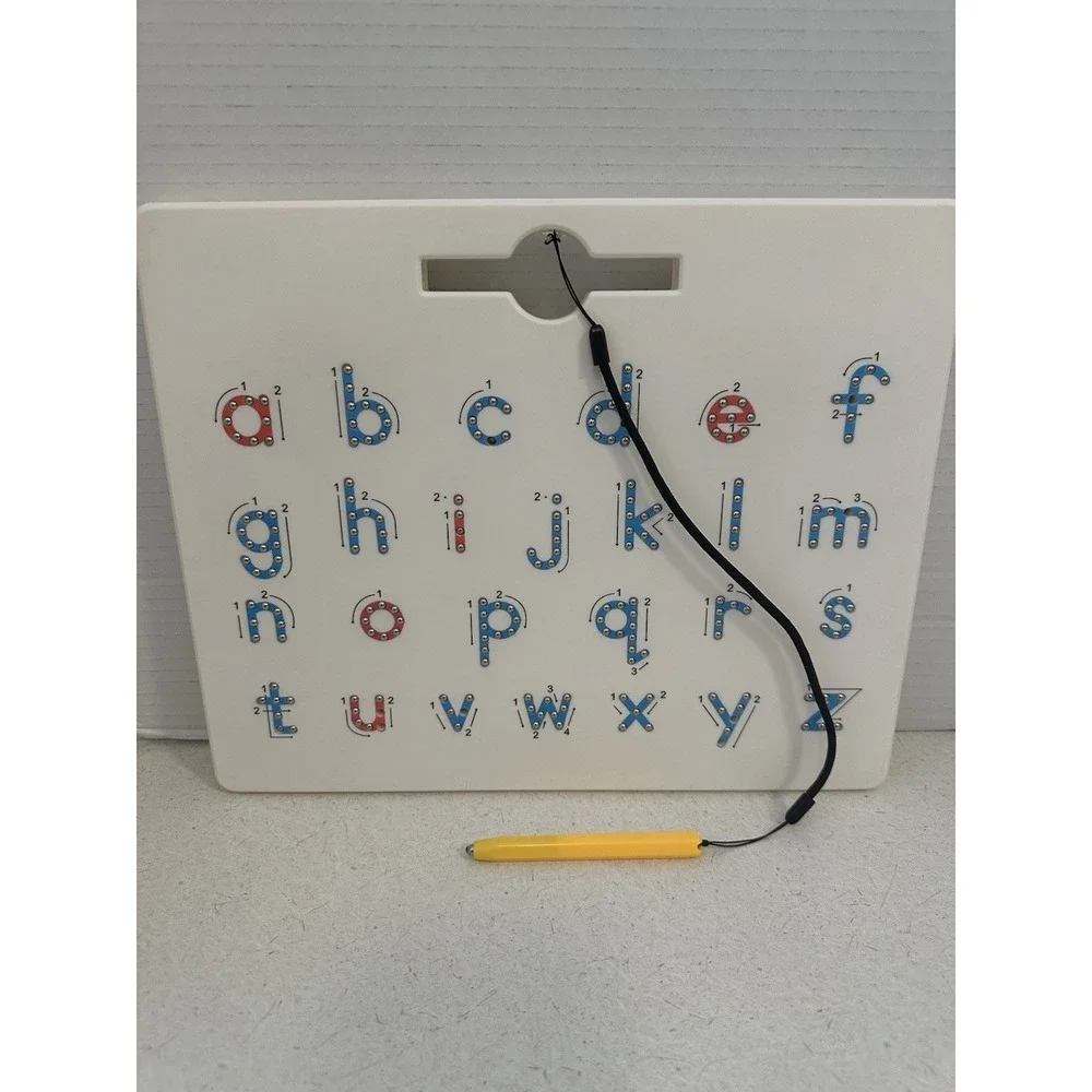 Magnetic Letters Practicing Board Tracing Alphabet Upper/ Lower Case Doublesided